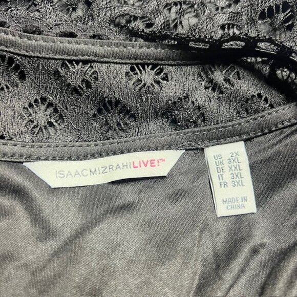 Isaac Mizrahi Pullover Lace Short Sleeve Dress Size 2X - Picture 8 of 8